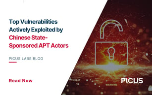 Top Vulnerabilities Actively Exploited by Chinese State-Sponsored APT Actors