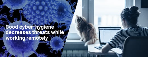 Good Cyber-Hygiene Decreases Threats While Working Remotely