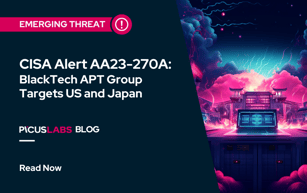 BlackTech APT Group Targets US and Japan - CISA Alert AA23-270A
