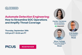 On demand: Automate Detection Engineering: How to Streamline SOC Operations and Amplify Threat Coverage