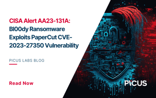 CVE-2023-27350 PaperCut Vulnerability Exploited by Bl00dy Ransomware - CISA Alert AA23-131A