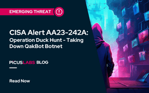 CISA Alert AA23-242A: Operation Duck Hunt - Taking Down QakBot Botnet