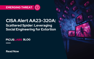 Scattered Spider: Leveraging Social Engineering for Extortion - CISA Alert AA23-320A