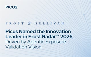Picus Named the Innovation Leader in Frost Radar™ 2026, Driven by Agentic Exposure Validation Vision