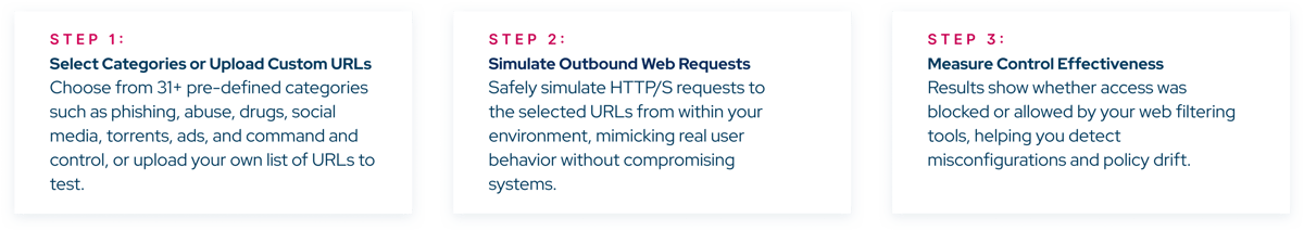 How Picus URL Testing Module Works?