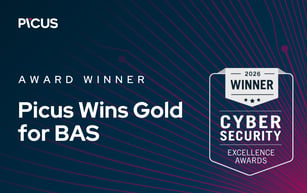 Picus Security Wins Gold in BAS and CTEM Categories in 2026 Cybersecurity Excellence Awards
