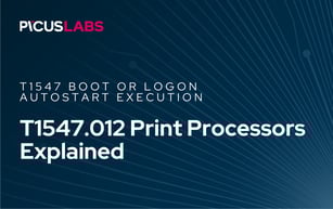 T1547.012 Print Processors in MITRE ATT&CK Explained