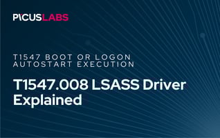 T1547.008 LSASS Driver in MITRE ATT&CK Explained