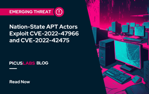 CISA Alert AA23-250A: Nation-State APT Actors Exploit CVE-2022-47966 and CVE-2022-42475