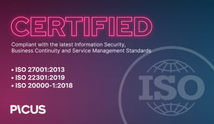 Picus Achieves ISO 27001 Standard for Information Security Management