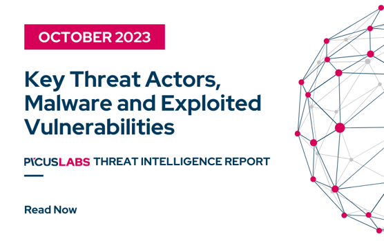 October 2023: Key Threat Actors, Malware and Exploited Vulnerabilities