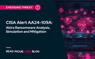 Akira Ransomware Analysis, Simulation and Mitigation- CISA Alert AA24-109A