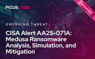 Medusa Ransomware Analysis, Simulation, and Mitigation - CISA Alert AA25-071A