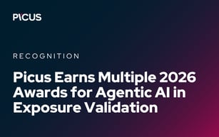 Picus Security Earns Multiple 2026 Awards for Agentic AI in Exposure Validation