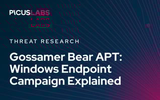 Gossamer Bear APT: Windows Endpoint Campaign Explained