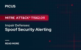 MITRE ATT&CK T1562.011 Impair Defenses: Spoof Security Alerting