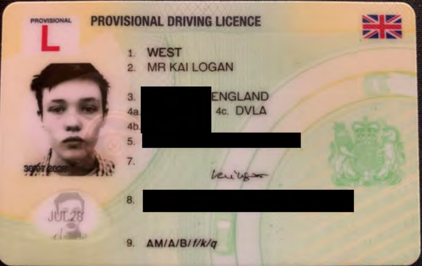 West’s License (Source: justice.gov [3])