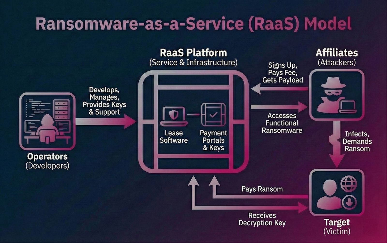 Illustration of how the RaaS Model works