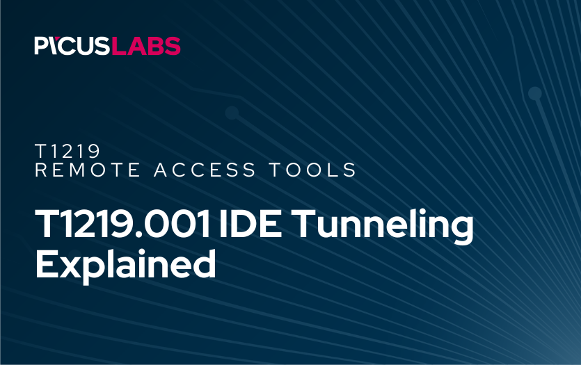 T1219.001 IDE Tunneling in MITRE ATT&CK Explained