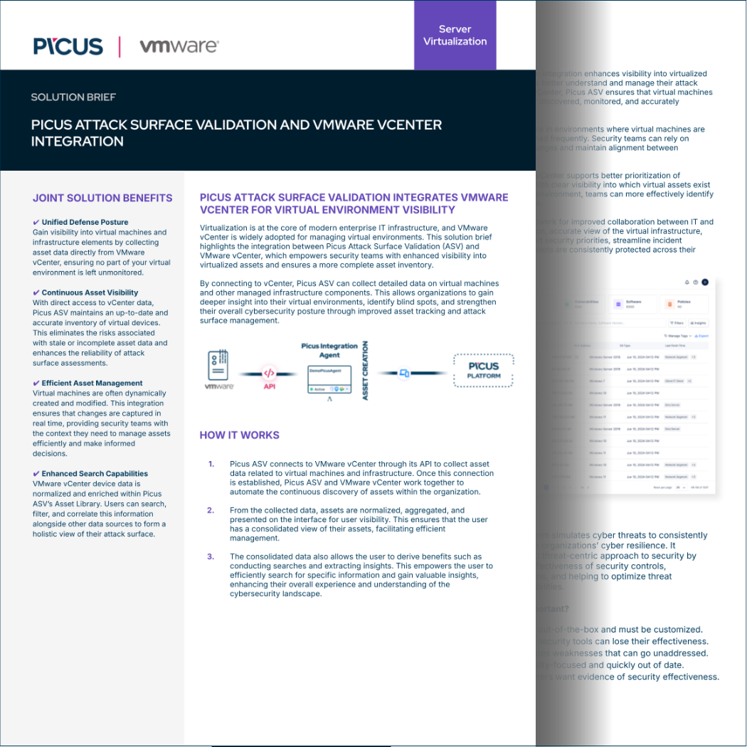 VMware vCenter ASV-1 VMware vCenter ASV-1