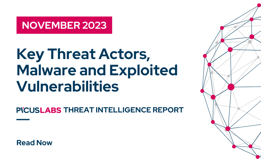 November 2023: Key Threat Actors, Malware and Exploited Vulnerabilities