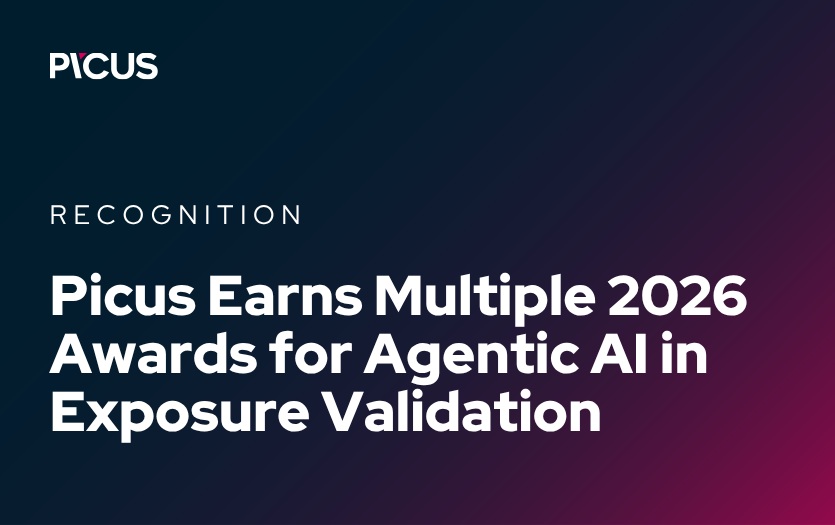 Picus Security Earns Multiple 2026 Awards for Agentic AI in Exposure Validation